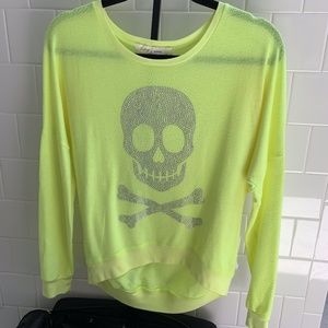Skull neon jumper